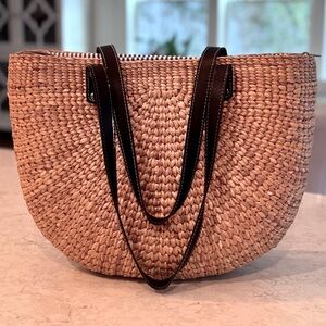 NWOT Sea & Grass Caitlyn Woven Tote